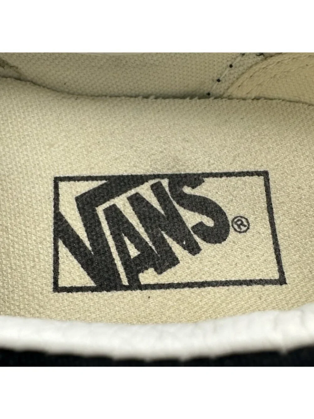 Vans Women 7 Classic Slip On Sneakers Butterfly Checkerboard Black Blue Skate